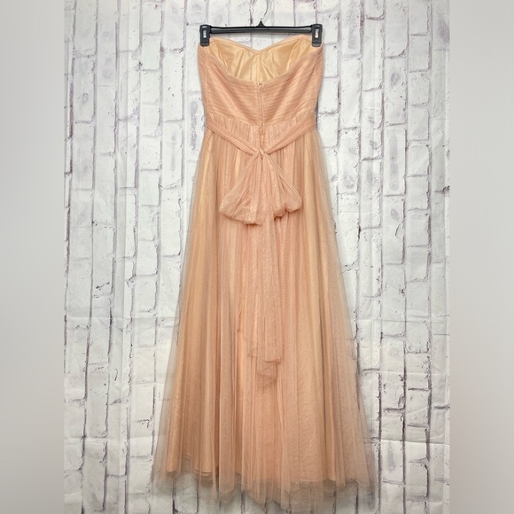 Jenny Yoo Annabelle Convertible Dress Sz 16 Soft Blush Bridesmaid Wedding Tulle - Picture 4 of 11